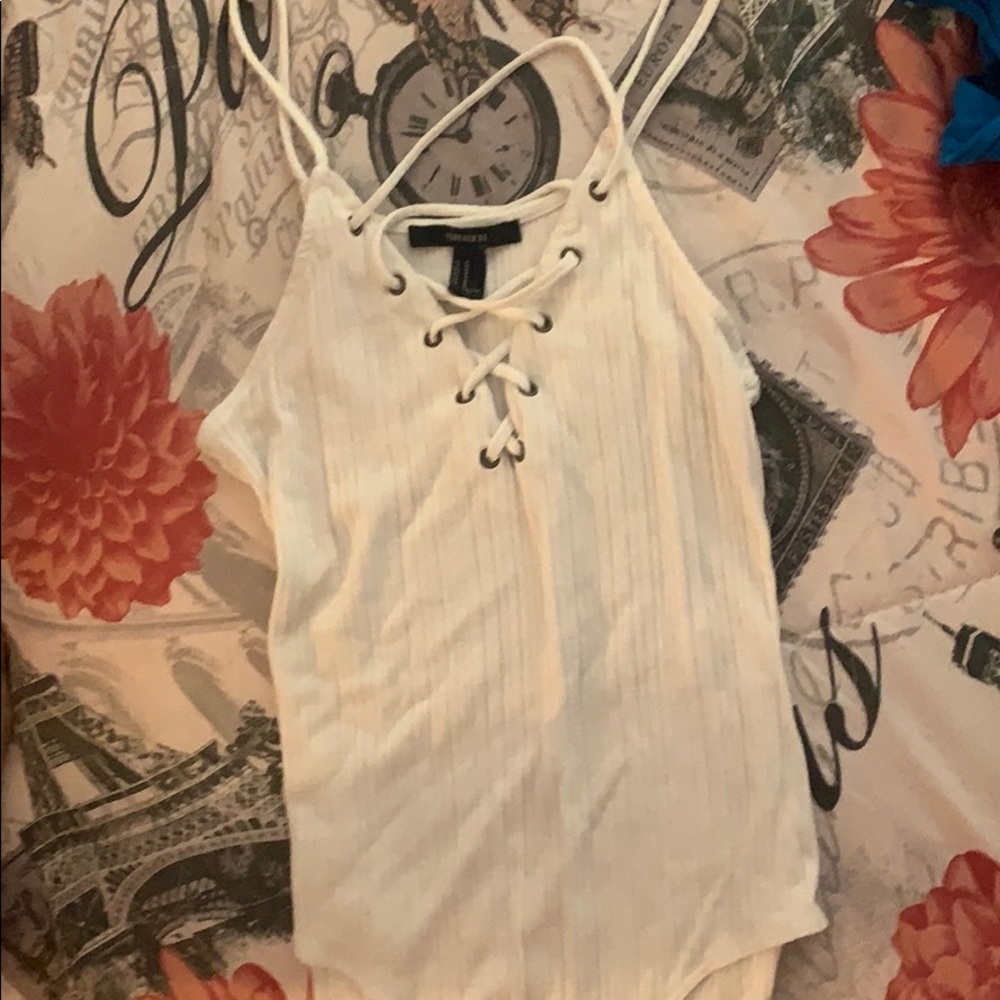 Forever 21 white body suit